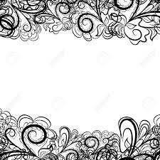 Black And White Background Design Images Abstract Black Border Like As Lace Against The White Background White Background Background Patterns Abstract