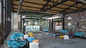 Metal rods firmly anchor the loft visually in the room, while a. Office Design Loft It Office Interior Design On Behance