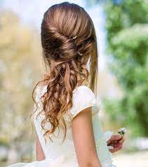 Coiffure Mariage 2021 20 Idees Pour Les Cheveux Mi Longs Jolie Coiffure Coiffure Fillette Mariage Coiffure Mariage Enfant