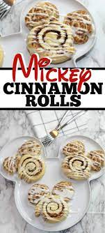 Disney Inspired Mickey Cinnamon Rolls Recipe A New Dawnn Cinnamon Rolls Recipe Disney Dessert Recipes Disney Desserts
