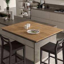 Other models, like the falda and intra, are convertible to dining tables by folding open the top to double in width. Convertible Furniture Solutions For A More Versatile Kitchen Scavolini English Magazine