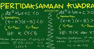 Contoh soal pertidaksamaan rasional ruang belajar siswa kelas 8. Cara Alternatif Menentukan Himpunan Penyelesaian Pertidaksamaan Kuadrat Sangat Cepat Defantri Com