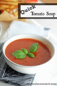 Quick And Easy Tomato Soup Homemade Yet On The Table In 20 Minutes Tomato Soup Easy Quick Tomato Soup Tomato Soup Homemade