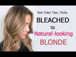 Hair color experts (and hair color packaging directions) recommend dyeing your hair when it is dry. Hair Color Tutorial Tips Tricks Bleached Out To Natural Looking Blonde Youtube