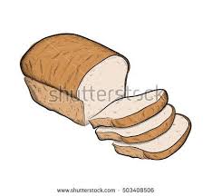 Bread Loaf A Hand Drawn Vector Illustration Of A Sliced Bread Loaf Buy This Vector On Shutters Loaf Bread Hand Drawn Vector Illustrations Bread Pudding Easy
