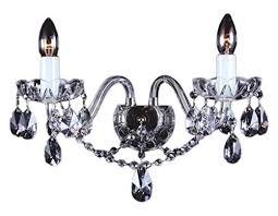 If you long for the timeless elegance of traditional designs, check out crystorama's crystal wall. Glass Lps N21 801 02 1 Swarovski Elements Ni A Candle Crystal Wall Light E14 Clear 41 X 33 X 20 Cm 1 3kg Buy Online In Andorra At Andorra Desertcart Com Productid 63917643