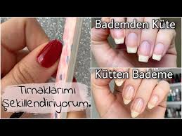 Tirnaklarima Nasil Sekil Veriyorum I Torpu Nasil Yapilir I Kare Tirnak Square Nail Youtube