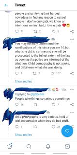 Twitter fans of YouTube star defending her selling child porn on her  OnlyFans : rtrashy