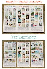 A Review I Did On My Blog Of The Epson R2000 Printer I Posted 9 Different Projects That I Cr Project Life Scrapbook Project Life Layouts Digital Project Life