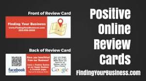 Google, as well as most other review sites, prohibit the use of money, discounts, gifts, or other rewards for reviews. Google Facebook Positive Review Cards