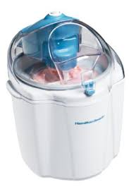 Hamilton Beach 1 5 Quart Ice Cream Maker Fits Easily Into Freezer No Rock Salts Neede Ice Cream Maker Reviews Best Ice Cream Maker Making Homemade Ice Cream