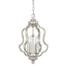 Capital Lighting Fixture Company Blair Antique Silver Four Light Foyer Fixture 9894as Bellacor