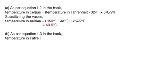 Another simple conversion method from c to f is to. Solved A Normally The Human Body Can Endure A T