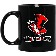 Check spelling or type a new query. Persona 5 Take Your Heart Mugs Tee Support