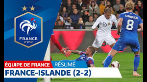 Les news et actualité foot de l'islande. France Islande 2 2 Le Resume Equipe De France I Fff 2018 Youtube