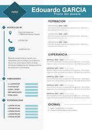 Mi currículum ocupaba un poco más de dos hojas. 100 Ejemplos De Cv Gratis Plantilla De Curriculum Vitae