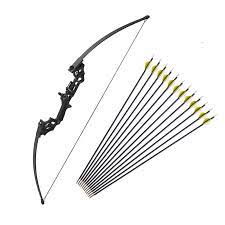 Arco Recurvo De Tiro Con Arco De 40 Lbs Arco De Caza Al Aire Libre Con Accesorios 12 Uds Flechas De Tiro Con Arco S Arco De Caza Arco Con Flechas