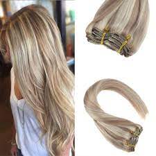 Enjoy Sunshine Life With Sunny Hair Popular Clip In Hair Extensions Sunny Hair Clip In H Bleach Blonde Blonde Hair With Highlights Highlighted Hair Extensions