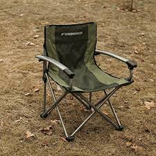 Fundango Lightweight Portable Stable Folding Deluxe Camping Chair With Armrest 25 22 15 33 Inches 45 Kg 99 L Camping Chairs Camping Furniture Camping Chair