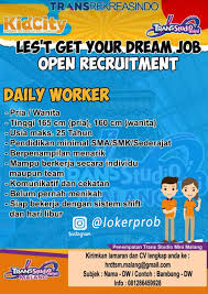 Lowongan kerja spg reguler produk fresh bandung agustus 2019 info loker bandung 2021 from 1.bp.blogspot.com lowongan kerja ditutup tgl 04 februari 2018. Trans Rekreasindo Kidcity Probolinggo Lowongan Kerja Facebook