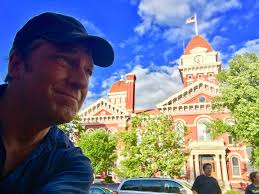 Well hi there, America. I saw you today in Crown Point, Indiana, in a town  square that looked like the set from Back to the Future. I just wanted to  say you