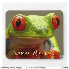 They rely heavily on the surprise method for capturing prey. Tree Frog With Red Eyes Personalized Mouse Pad Tree Frogs Frog Pet Mice