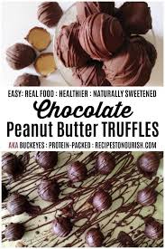 Much better ☺ so now we have vegan chocolate peanut butter truffles and they are pretty much. Healthy Real Food Chocolate Peanut Butter Truffles Recipes To Nourish