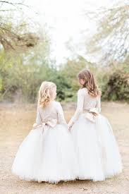 Beautiful Evergreen Winter Wedding In Arizona Flower Girl Outfits Winter Flower Girl Dress Winter Flower Girl