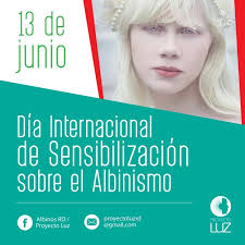 El 13 de junio se celebra el diía mundial de la concientazación del albinismo. Pin On Luz