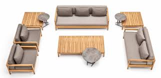 Varaschin bali coffee table the coffe table of bali collection is characterized by a light wooden structure with clean lines. Designer Elegant Bali Coffee Table Italian Designer Luxury Outdoor Furniture At Cassoni