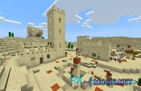 Abandoned villages look just like normal. New Desert Village Villagers Village Pillage Update Concept 1 8 0 Maps Mcpe Minecraft Pocket Edition Downloads