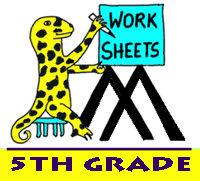 Check spelling or type a new query. 5th Grade Math Worksheets