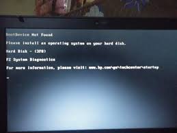 Boot Device Not Found Please Install Operating System Hard D Hp Support Community 8109792