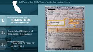 'm.a.a.d city' has two meanings: California Certificate Of Title Transfer Seller Instructions Youtube