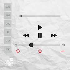 Apple Song Buttons Svg For Glass Song Posters Music Player Etsy Custom Album Covers Apple Song Music Covers