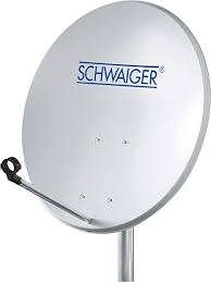 Siehe bild abgabe ohne gewährleistung bei interesse. Schwaiger 715835 Satellitenschussel Sat Antenne Mit Lnb Tragarm Und Masthalterung Sat Schussel Aus Aluminium Offset Antenne 55 X 62 Cm Hellgrau Amazon De Elektronik Foto