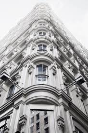 Birds Eye View Photography Black And White Round White Building Corner 060507 Perspective Pictures Worms Eye View Birds Eye View Photography