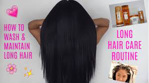 Hair is prone to split ends, and if you go long periods of time without cutting your hair, it can look damaged and unhealthy. My Long Hair Care Routine How I Keep It Healthy Youtube