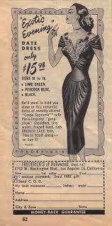 1951 Vintage Pinup Fredericks Of Hollywood Vintage Clothes Women