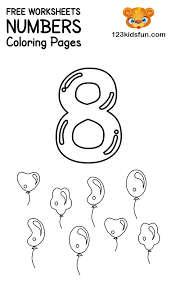 This insect printables for preschoolers has chidlren count and color butterflies, snails, ladybugs, caterpillars, spiders, flies, bees, and more common spring and summer insects. Free Printable Number Coloring Pages 1 10 For Kids 123 Kids Fun Apps