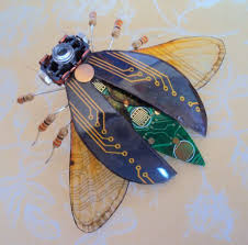Military Beetle Insect Art Bug Art Recycle Sculpture