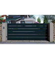 Composé de profils aluminium thermolaqués sa durée de vie sera bien supérieur à celle d'un portail pvc ou bois. Portail Alu Coulissant Ajoure Jusqu A 5m Leportailalu Portail Ajoure Maison Voute Portail Coulissant