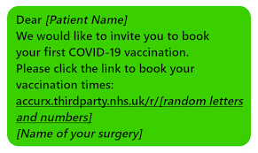 Your local nhs health board will be in touch to arrange your vaccination appointment when you are eligible. Fraudulent Vaccine Booking Text Messages St Mary S Surgery