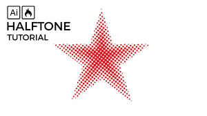 Illustrator Tutorial How To Create A Halftone Star Vector Illustrator Tutorials Learning Graphic Design Halftone