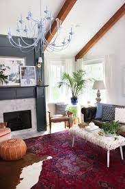 Layered Living Room Reveal Thewhitebuffalostylingco Com Colourful Living Room Rugs In Living Room Bohemian Living Room