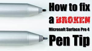 I am using photoshop cs5, which is before the days of. How To Fix A Broken Microsoft Surface Pro 4 Pen Tip Youtube