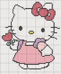 hello kitty orgu semalari hobilendik net hello kitty crochet hello kitty perler hello kitty