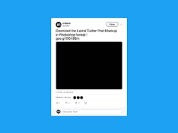 Free Twitter Post Mockup 2019