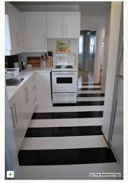 Funky Kitchen Floor Love It Houzz Tour Quirky Diy Bungalow In Canada Black And White Flooring Budget Flooring Ideas Kitchen Flooring