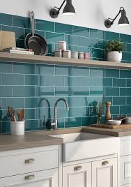 Joy Tiles Ceramic Wall Characteristics Application Blue Ceramic Color Gray Green Look Ma Blue Kitchen Tiles Kitchen Interior Kitchen Splashback Tiles